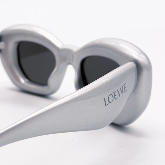NEW LOEWE LW40117I 20C SILVER UNISEX SUNGLASSES LOEWE - Picture 8 of 13